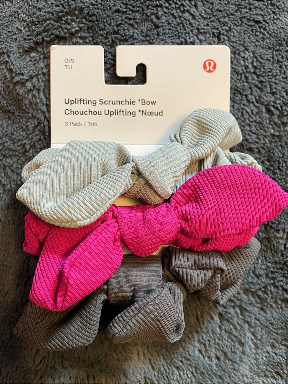 Lululemon - Uplifting Scrunchies W/ Bows  | 3-Pack - $32